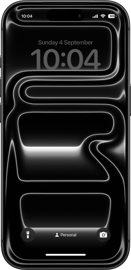 WIDGET on an iPhone lockscreen